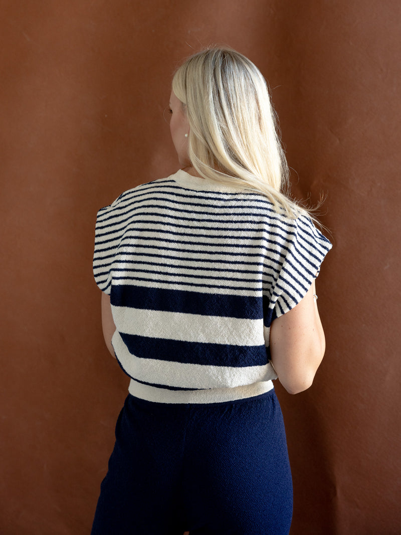 Nancy Stripe Knit Top