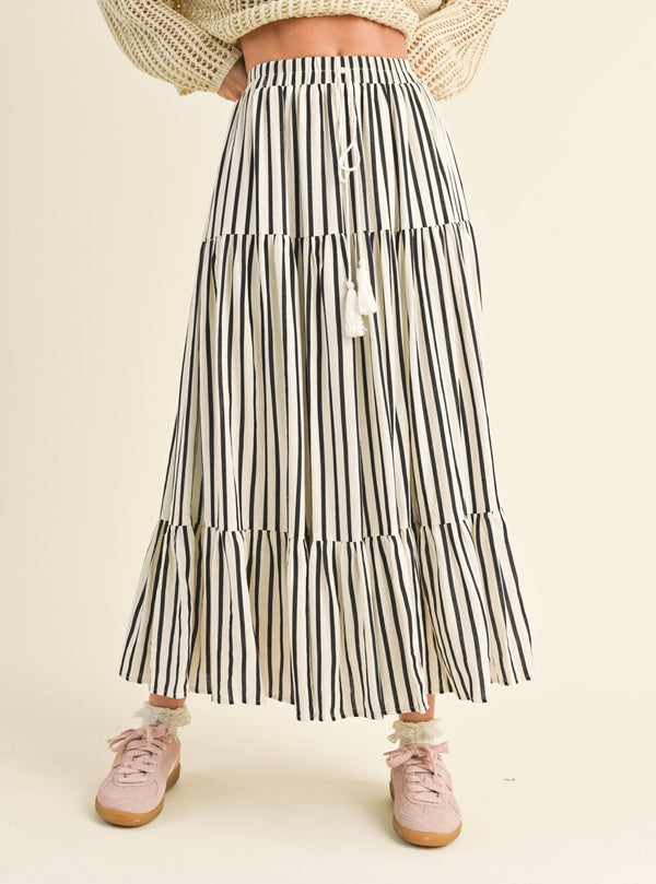 Eliza Striped Skirt