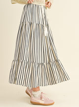 Eliza Striped Skirt