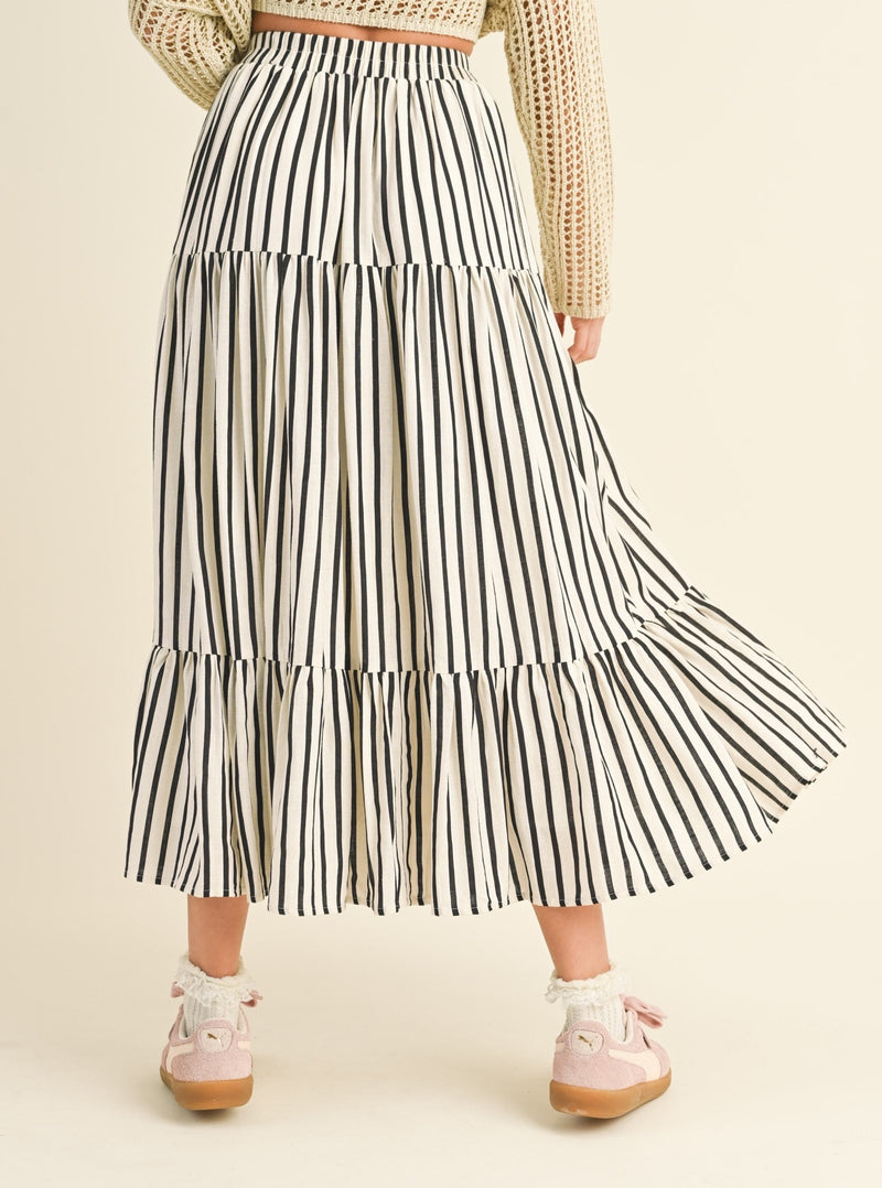 Eliza Striped Skirt